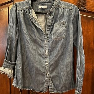 Kenar Denim Button Front